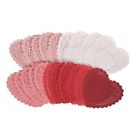 10512  Kangaroo Mini Valentines Heart Doilies 850216008068