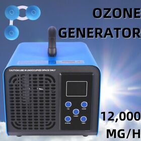 Hu29 12000mg H Digital Ozone Generator Air Purifier Machine 110w 10000sq New