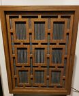 156.73300 Roebuc Vintage Speed Sears Roebuck Wood Cabinet Air Cleaner Great
