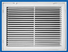 29024x16 Trueair Return Air Filter Grille Fixed Steel White Truaire Series