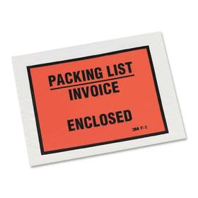 3m 021200737114 Full View Packing List/invoice Enclosed Envelopes Orange Case Of 1 000 Env