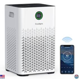B0cg61fsh1 3m 4-in-1 Air Purifier For Large Rooms Hepa Filter Smart Wifi Covers 2000 Ft