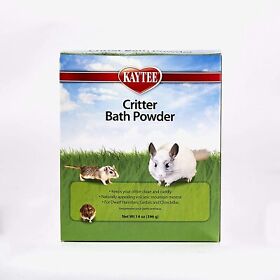 100079171 4 Pack Kaytee Critter Bath Powder Volcanic Mountain Mineral For Pets 14-oz