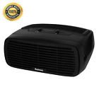 7449681739251 Small Room Speed Air Purifier Optional Ionizer Black