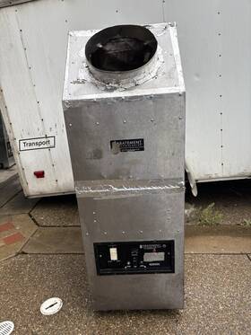 Abatement Technologies H2500c Portable Hepa Air Scrubber Wheeled Silver