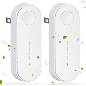Sa10-329b048 Adrinfly 20 Sq. Ft. Mini Portable Plug-in Negative Ion Air Purifier In White 2 Pack