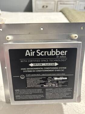 9950115 Aerus Air Scrubber Duct Mounted Certified Space Technology Ozone Free Ionizer