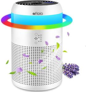 Afloia 445042336381 Air Purifiers For Bedroom Dorm With 7 Colors Light And Fragrance Sponge