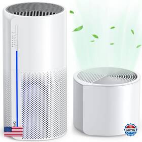 Afloia B088fj8ybj 2 In 1 Air Purifier Humidifier Combo 3-stage Filters For Home Allergies
