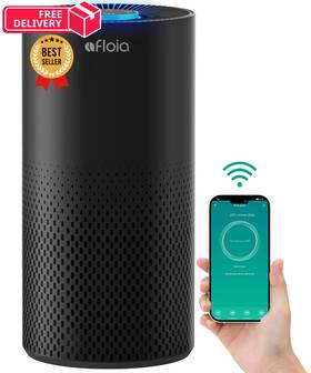 Kiloplus-blus13 Afloia Air Purifiers For Bedroom Home Large Room 2.4ghz Wi-fi Smart 3 Black
