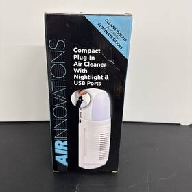 Air Innovations 180104000639 Compact Plug In Cleaner / Purifier With Nightlight