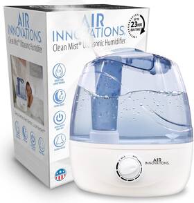 Ai-103 Air Innovations Ultrasonic Bedroom Humidifier Large 2.5l Tank Runs For White