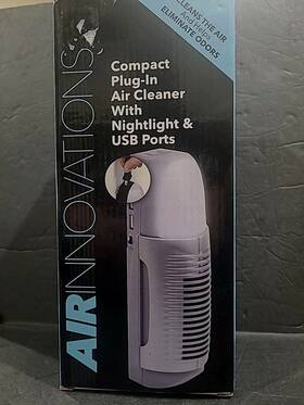 Ai-210 Air Innovations Compact Plug-in Cleaner With Outlet And Nightlight New