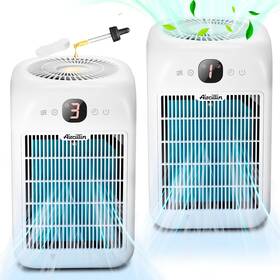 Ap0801-02 Aircillin 2-pack Air Purifiers For Home Large Room Up To 908 Sq Ft Each One Hepa P