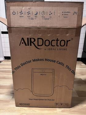 90ad350sc01 Airdoctor 3500i Smart App Controlled Air Purifier - Up To 1 260 Sq. Ft
