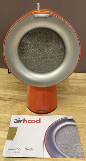 Ah-01ae Airhood Wireless The Worlds First Portable Kitchen Air Cleaner Orange