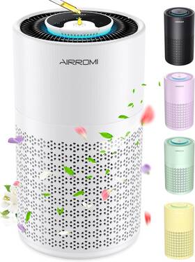 A2001 Airromi Air Purifier For Bedroom With Hepa 3-in-1 Filter Pet H