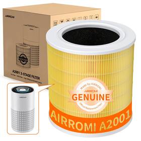 Af-a2001 Airromi A2001 Hepa Air Purifier Replacement Original 3-in-1 Filter Removes 99.97% O