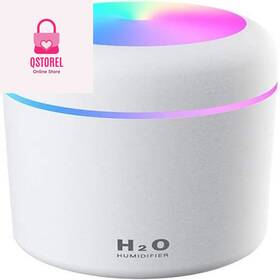 Aishna Humidifier 791742246466 Colorful Cool Mini Essential Oil Diffuser Aroma White