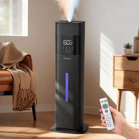 2407 Akacozie Warm And Cool Mist Humidifiers For Bedroom 500 Sq Ft Large Black