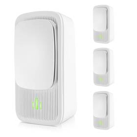 Akhqvc 717405442150 Plug In Negative Ion Air Purifier 4 Pack Quiet Three-speed 4pcs Off-white