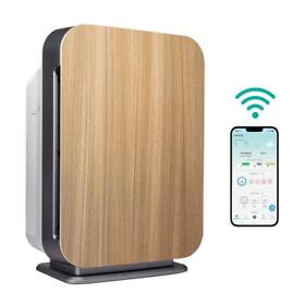 75i-pure-oak Alen Air Purifier Tower 347cfm Ultra Quiet True Hepa With Laser Smart Sensor Oak