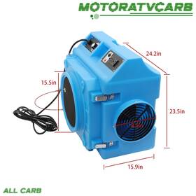 Mot5632098 All-carb With 3stage Air Scrubber Filtration Stackable 550cfm Negative Machine