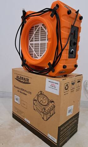 Alorair 764742412070 Hepa Pro 970 Industrial Air Scrubber With Uv-c Light For Commercial Use