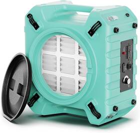 770-green Alorair Industrial Air Scrubber 3-stage Filtration System Gfci Outlet Green