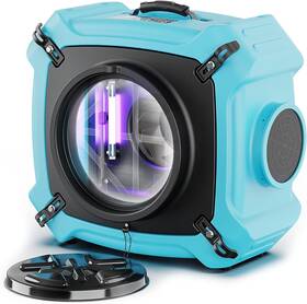 870-blue Alorair 3 Stage Filtration Negative Machine Air Scrubber Up To 550 Cfm Blue