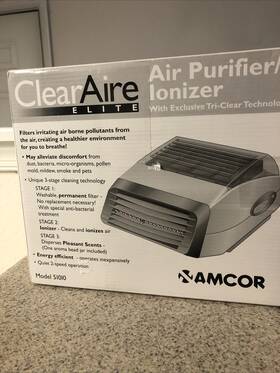 51010 Amcor Clean Aire Elite Air Purifier/ionizer By Amcor. Model 51010. 3 Stage Cleaning