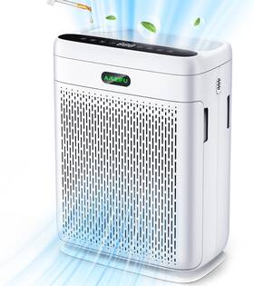 Ameifu 313100662628 Air Purifiers For Home Large Room With Remote Up To 2200 Sq Ft H13 Hepa Double