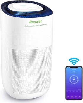 Am-ap-03 Amrobt Hepa Air Purifier Large Room Home Filter H13 True