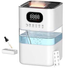 Areshark 731996221352 Humidifier Large Room 2.2 Gal/8.5l Cool Warm Mist Air 8.5l White