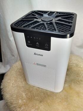 Dh-jho6 Aroeve True Hepa Air Purifier With Clean Filter White - Good Condition