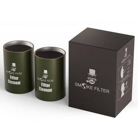 Asnta 607603448248 Metal Housing Personal Filter - Effectively Captures Smoke And Removes Odors