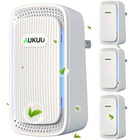 Aukuu 365682683392 Air Ionizers 4 Pack - Plug In Negative Ion Purifiers Whitegray-4pcs