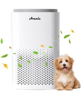 Bkj-15b Avamia Air Purifier Home Large Room Up To 1800ft H14 Hepa Sleep Mode - White