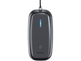Aviche 778469104804 M5 Necklace Wearable Mini Personal With Usb Black