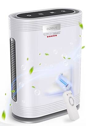 2160 Azeus 735317426433 True Hepa Air Purifier For Home Up To Sq Ft Large Room Uv Light Ioni