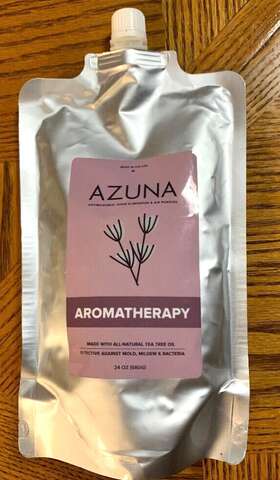 Azuna 850032794077 All-natural Odor Remover Gel Refill Air Purifier With Tea Tree Oil-24oz