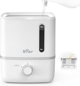 Jsq-b25w7 Bear Humidifiers For Bedroom 3l Cool Mist And Oil White