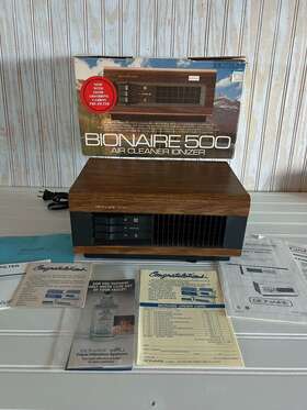 Bionaire 037033005009 Vintage 500 Air Cleaner Ionizer Biotech Purifier Clean Working