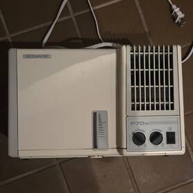 F-70w Bionaire Tabletop Air Purifier Ionizer Portable White Plastic 120v