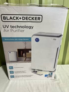 Black Decker 810064692116 4-stage Air Purifier With Uv Technology