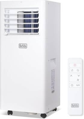 Bp05sm Black Decker Portable Air Conditioner 8 500 Btu 5 100 Sacc For Rooms 350sqft
