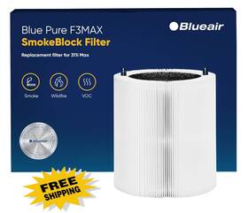 111236 Blueair Blue Pure 311i Max Smokeblock Genuine Filter For Air Purifier