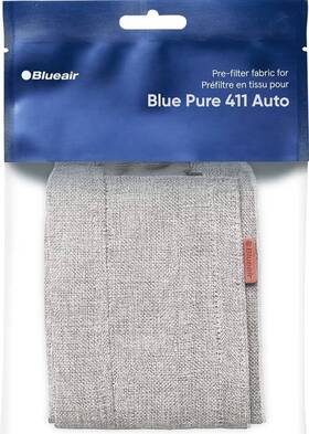 Abla411autoclothwr Blueair Blue Pure 411 Auto Light Gray Pre-filter Washable Fabric Traps Polle