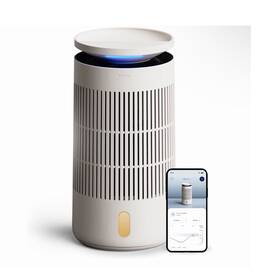 Blueair Hu-1-206 2-in-1 Tower Air Purifier Humidifier App Hepasilent 20db White