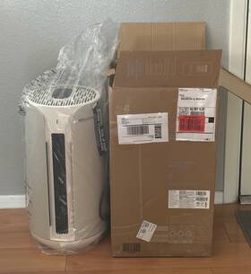 T10i Blueair 3-in-1 Air Purifier - Hepa Silent Technology Purify Heat Cool